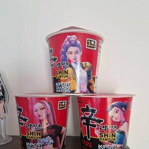 Kpop Demon Hunters Shin Ramyun #koreanfood #instantnoodles